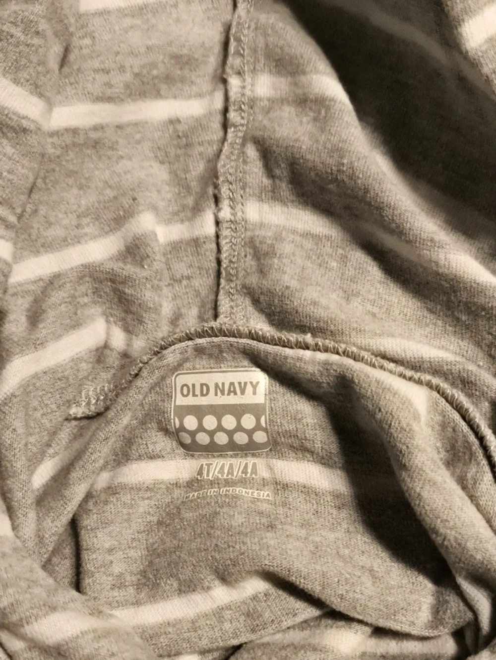 Gray Striped Hoodie 4